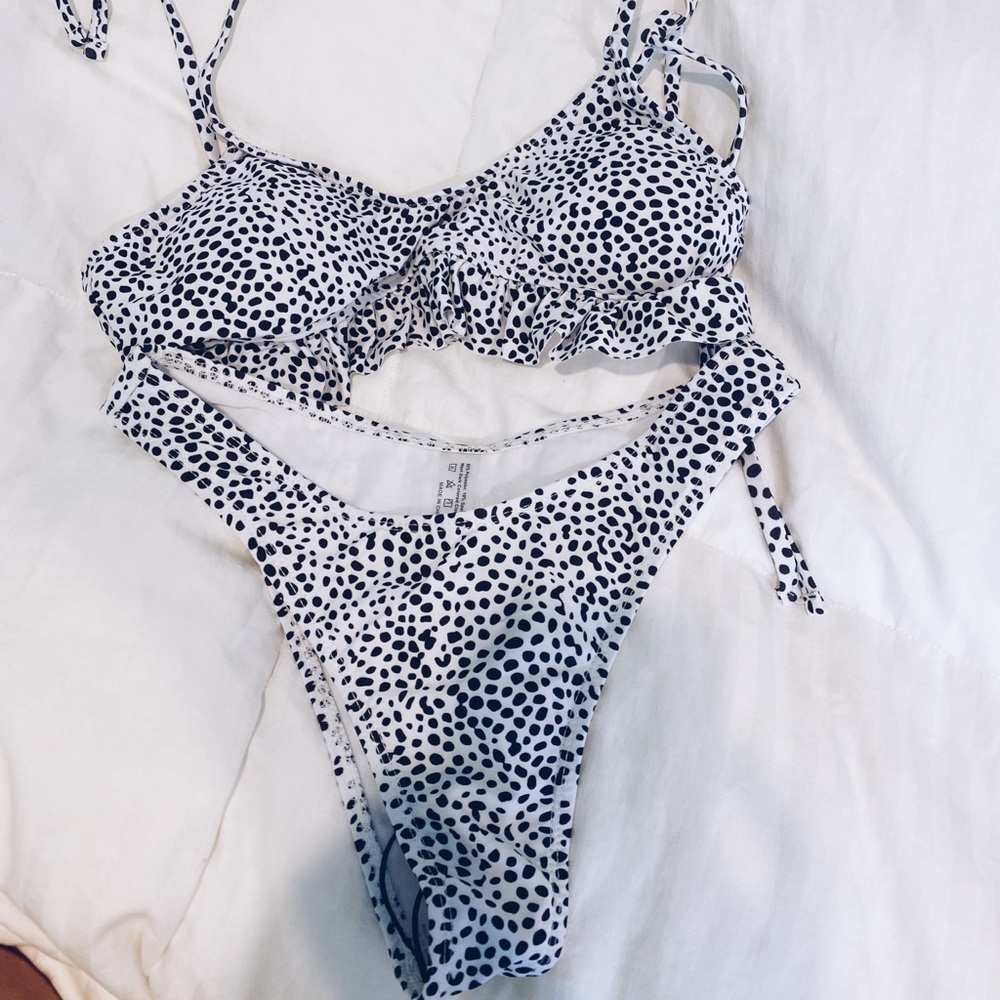 Polka dot bikini